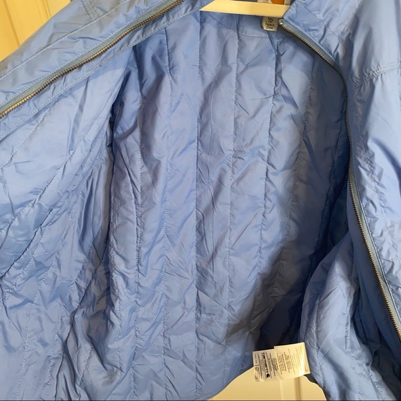 WOMEN’S CARHARTT BLUE ZIP-UP WINDBREAKER JACKET SIZE 2XL - Picture 8 of 8